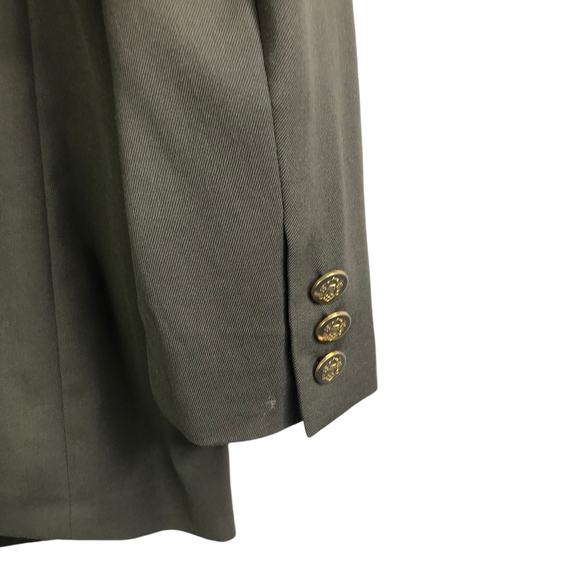 Jos. A. Bank Blazer Women's 10 Blue Navy Classic Double Breasted Gold Buttons - Picture 6 of 6